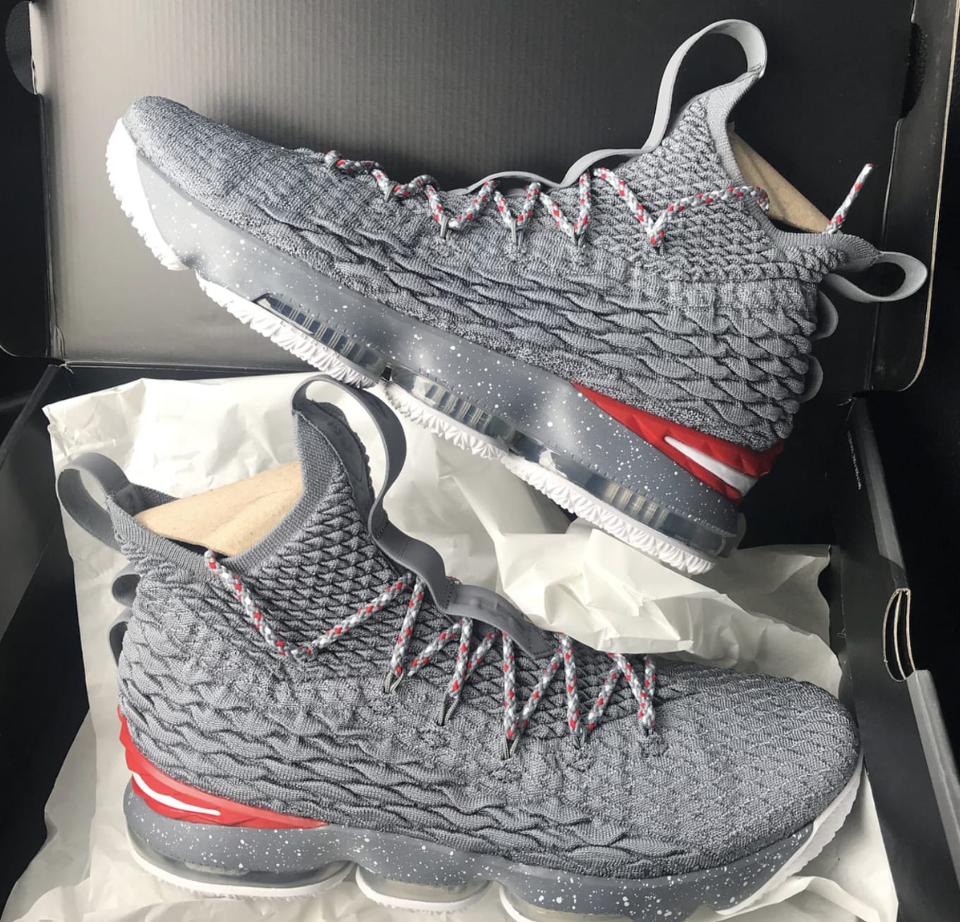 lebron 15 ohio state shoes