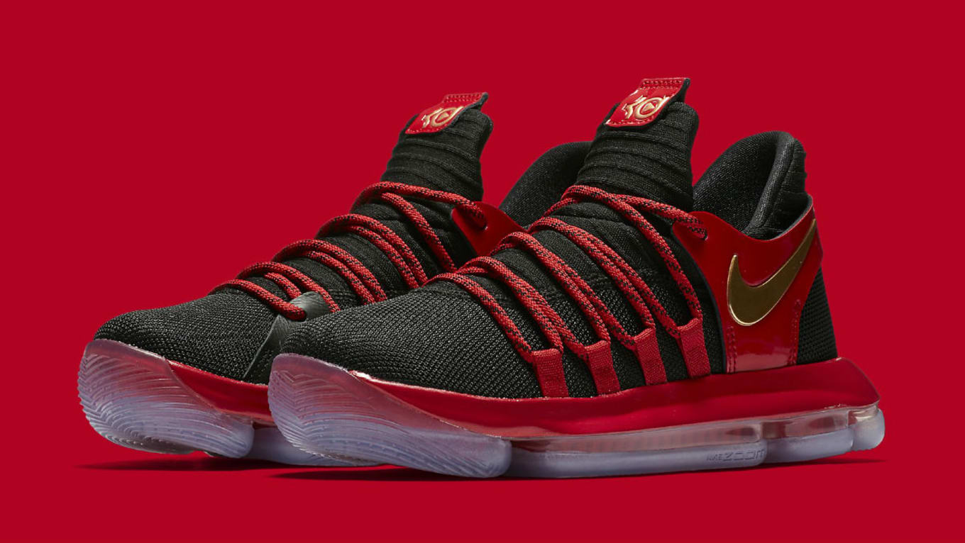 Nike kd 10 all black clearance
