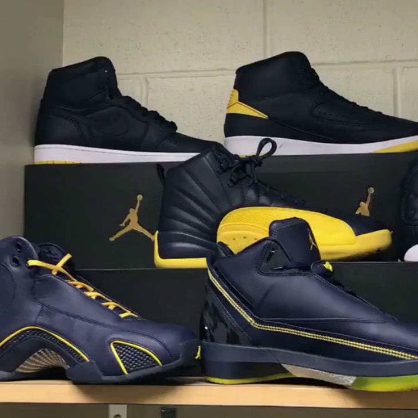 Michigan Wolverines Air Jordans Sole Collector
