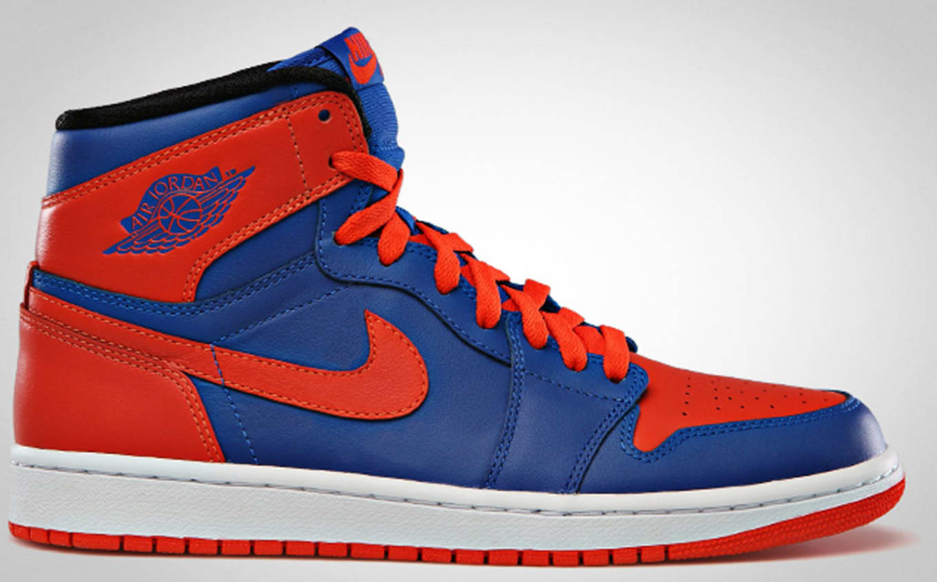 red and light blue jordan 1s