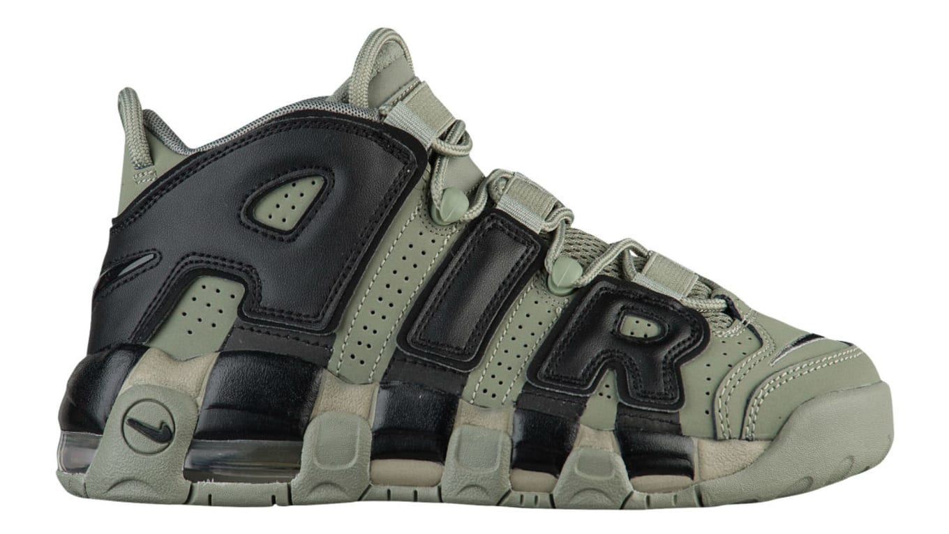 nike uptempo verde militare