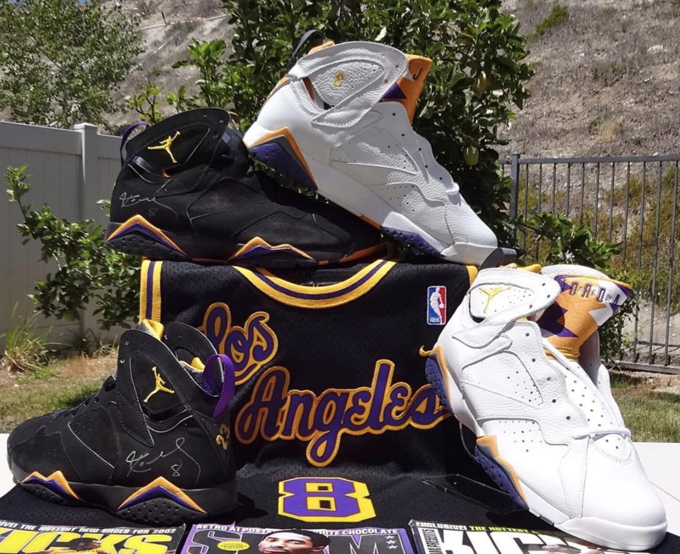 Kobe jordan 7 clearance