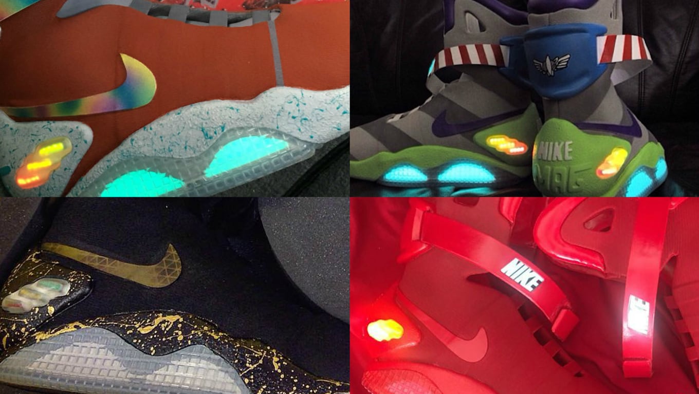 red nike air mags