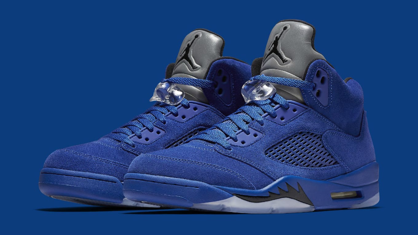 jordan 5 blue suede