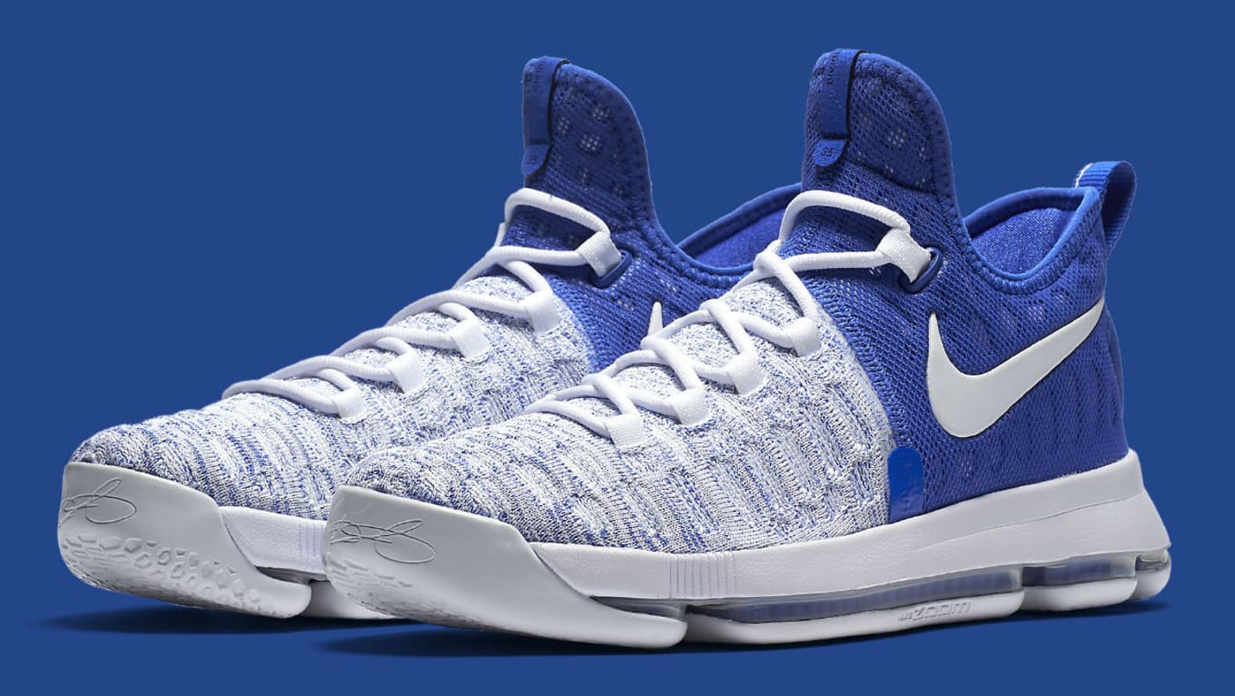 Nike KD 9 Home II White Blue Release 