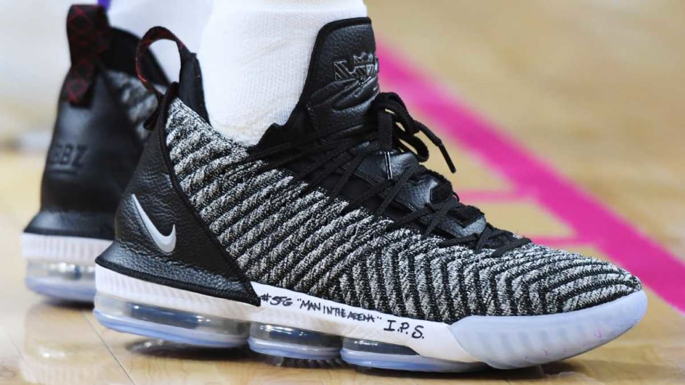 nike lebron 16 on feet