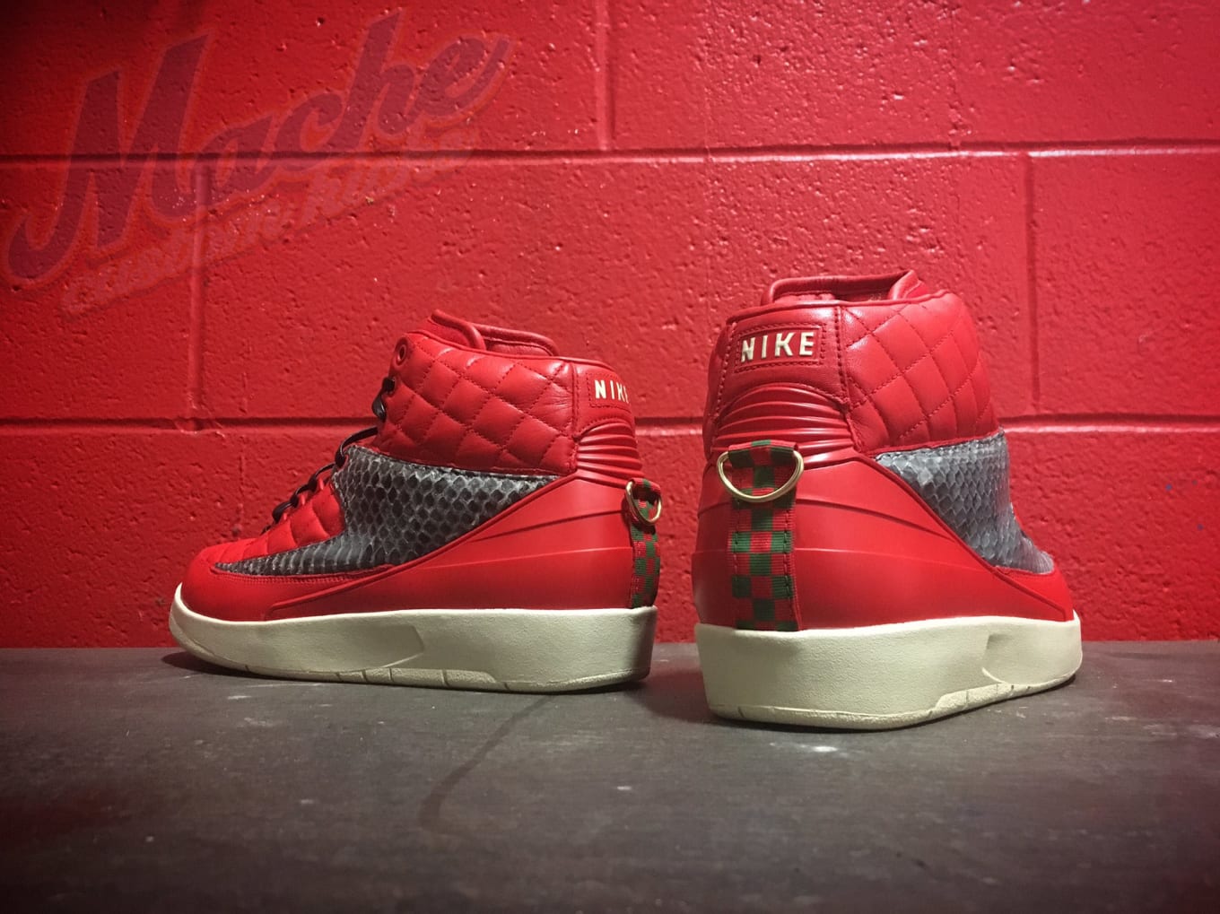 custom supreme jordans