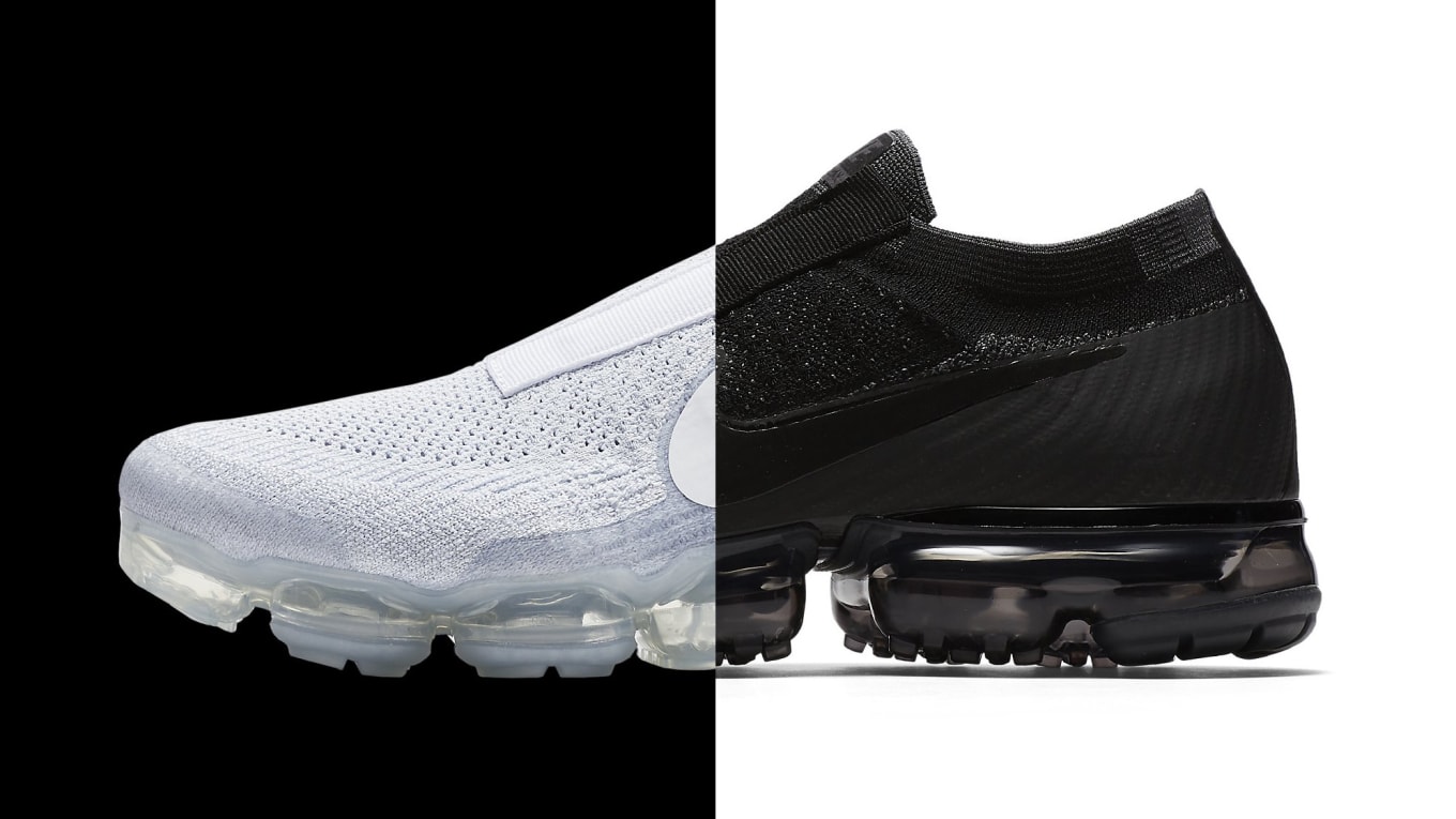 vapormax laceless black