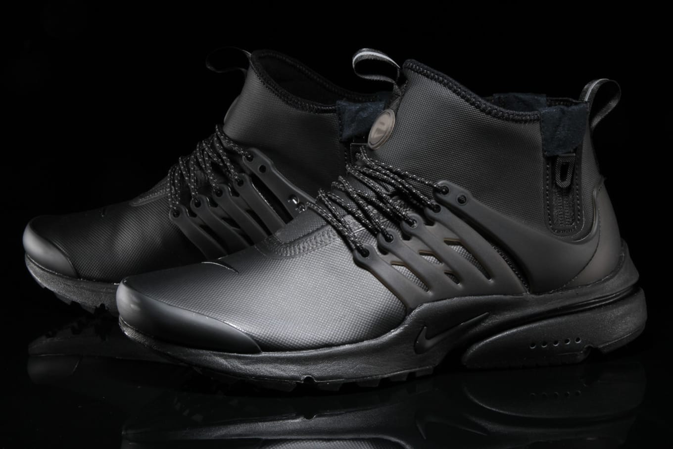 nike air presto mid utility black dark grey