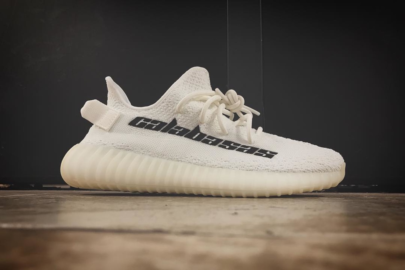 customize yeezy triple white