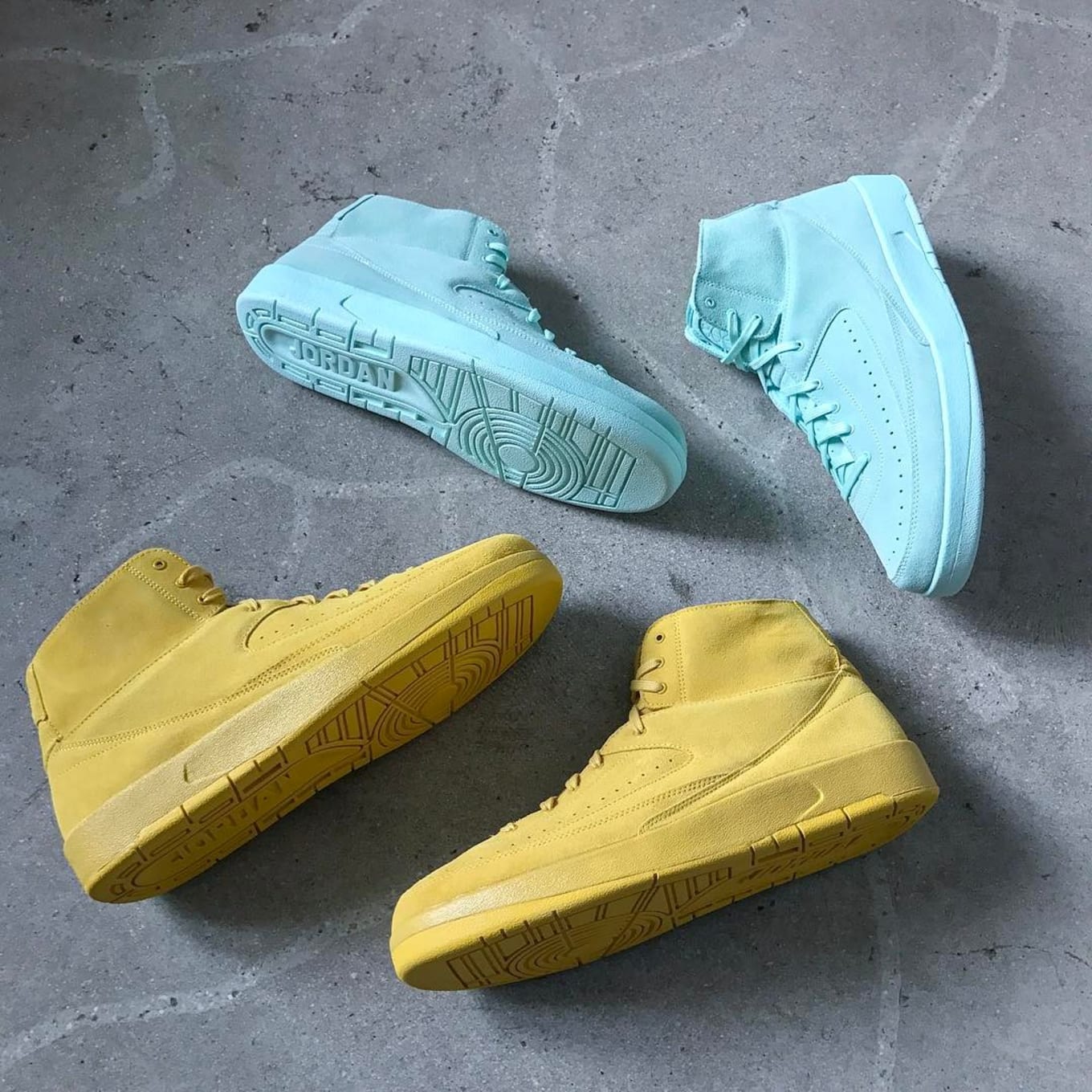 yellow jordan 2