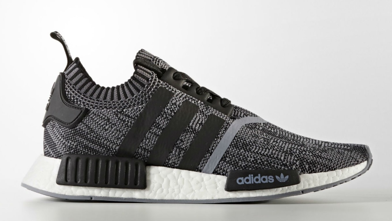 nmd r1 primeknit core black