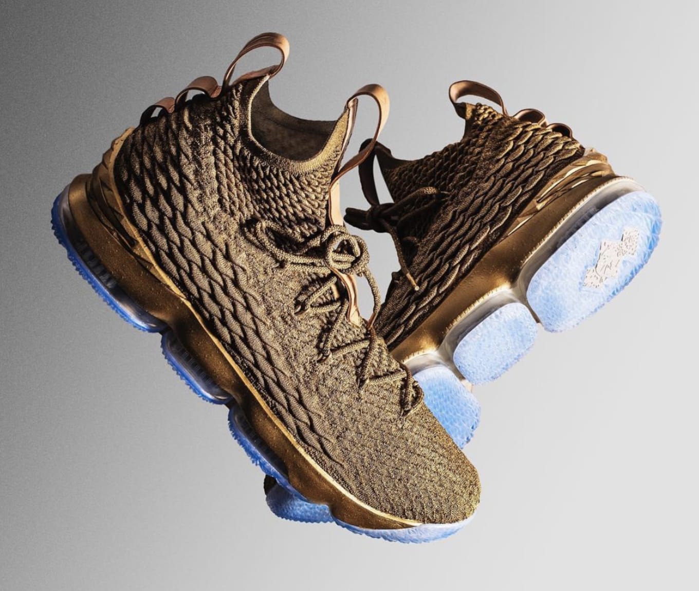 lebron gold sneakers