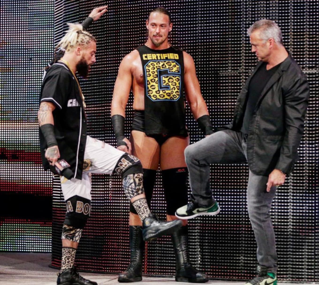 Enzo Amore and Shane McMahon Sneakers