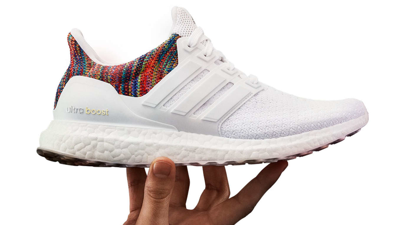 adidas ultra boost multicolor white