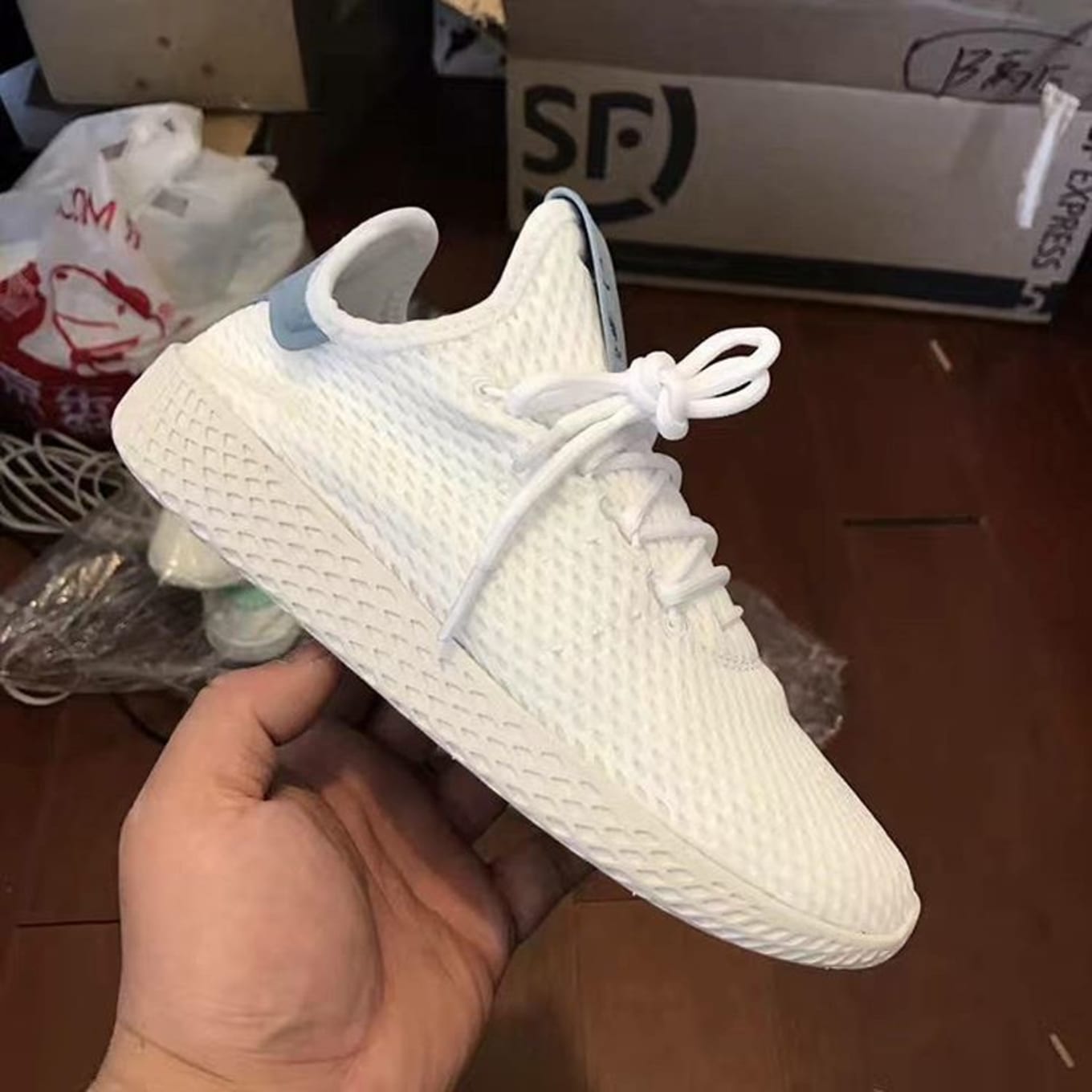 Adidas mesh sole