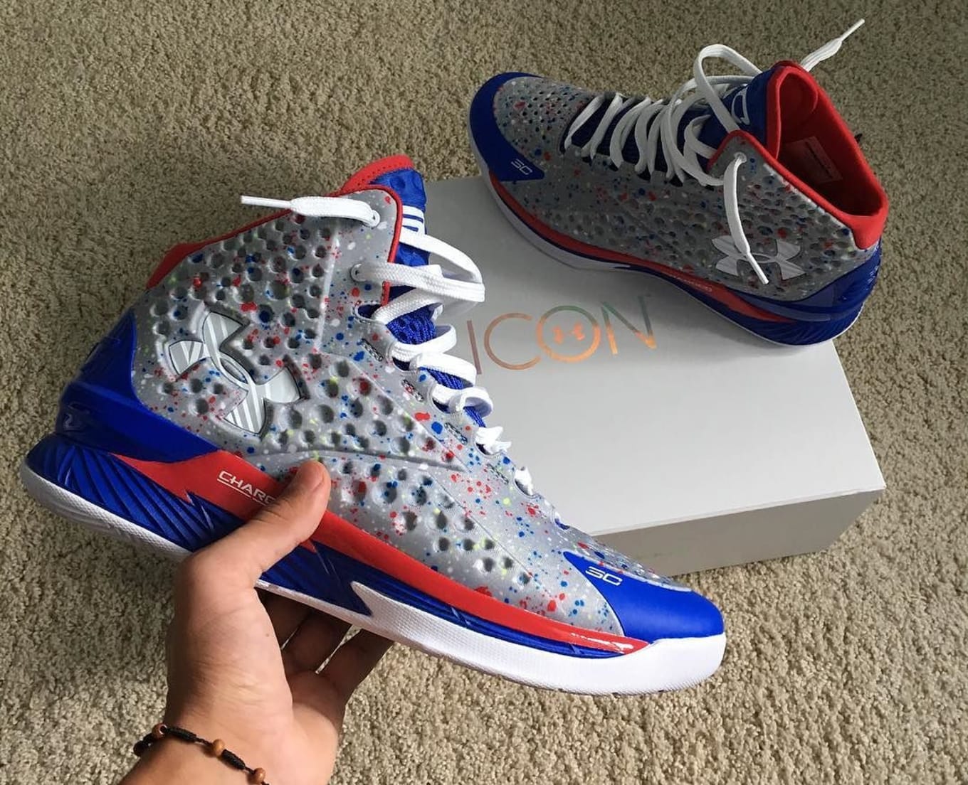 Best Custom Under Armour Icon Curry 1 