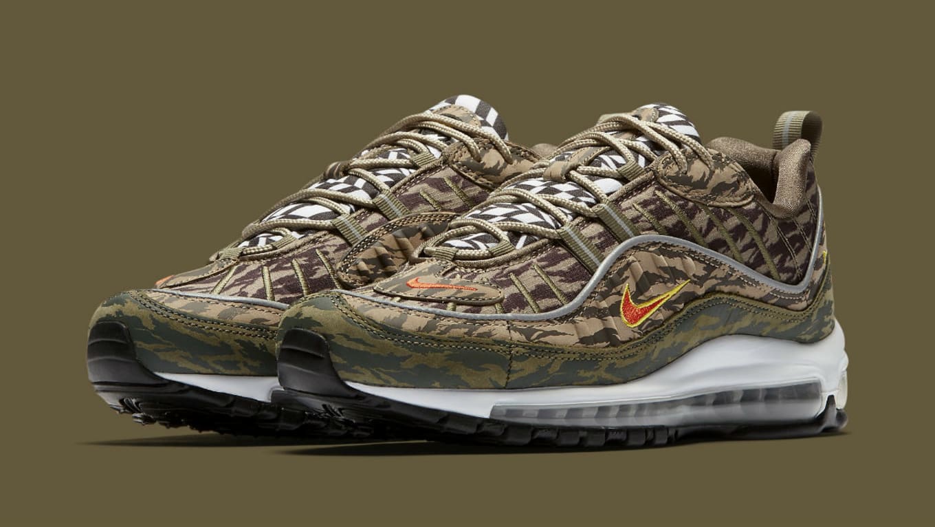 Conclusión caricia alimentar Nike Air Max 98 AOP Pack Release Date AQ4130-100 AQ4130-200 | Sole Collector