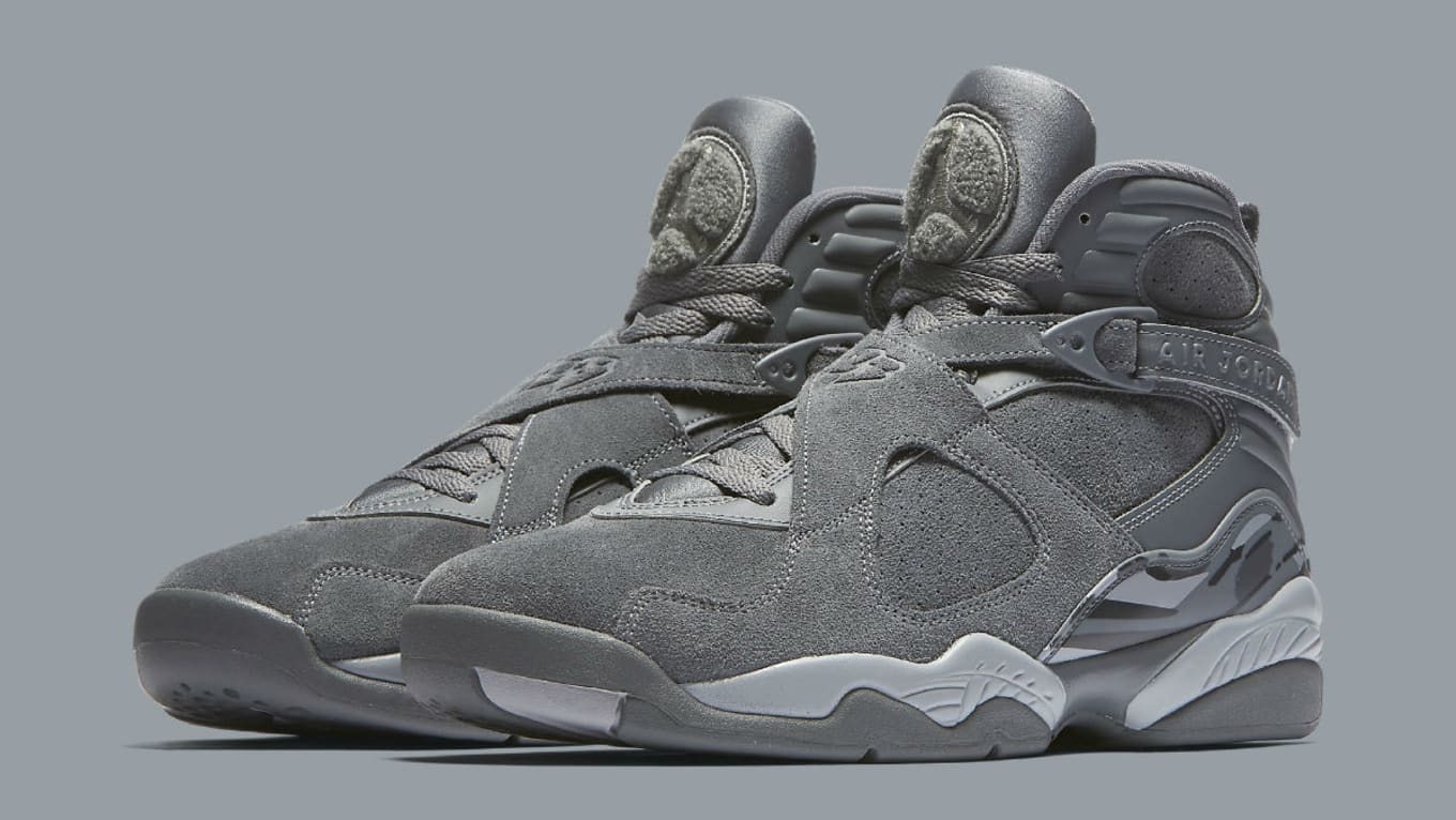 grey jordan 8