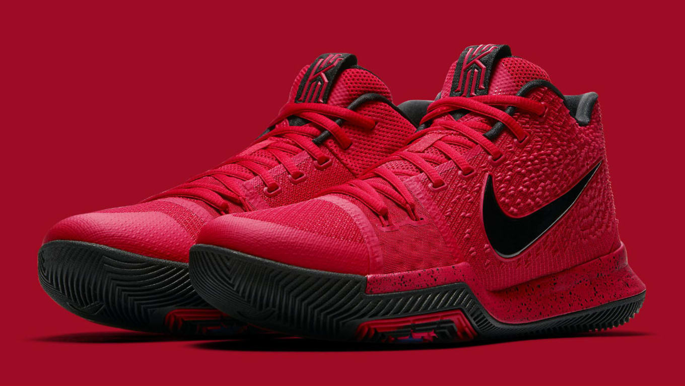 kyrie 3 red black