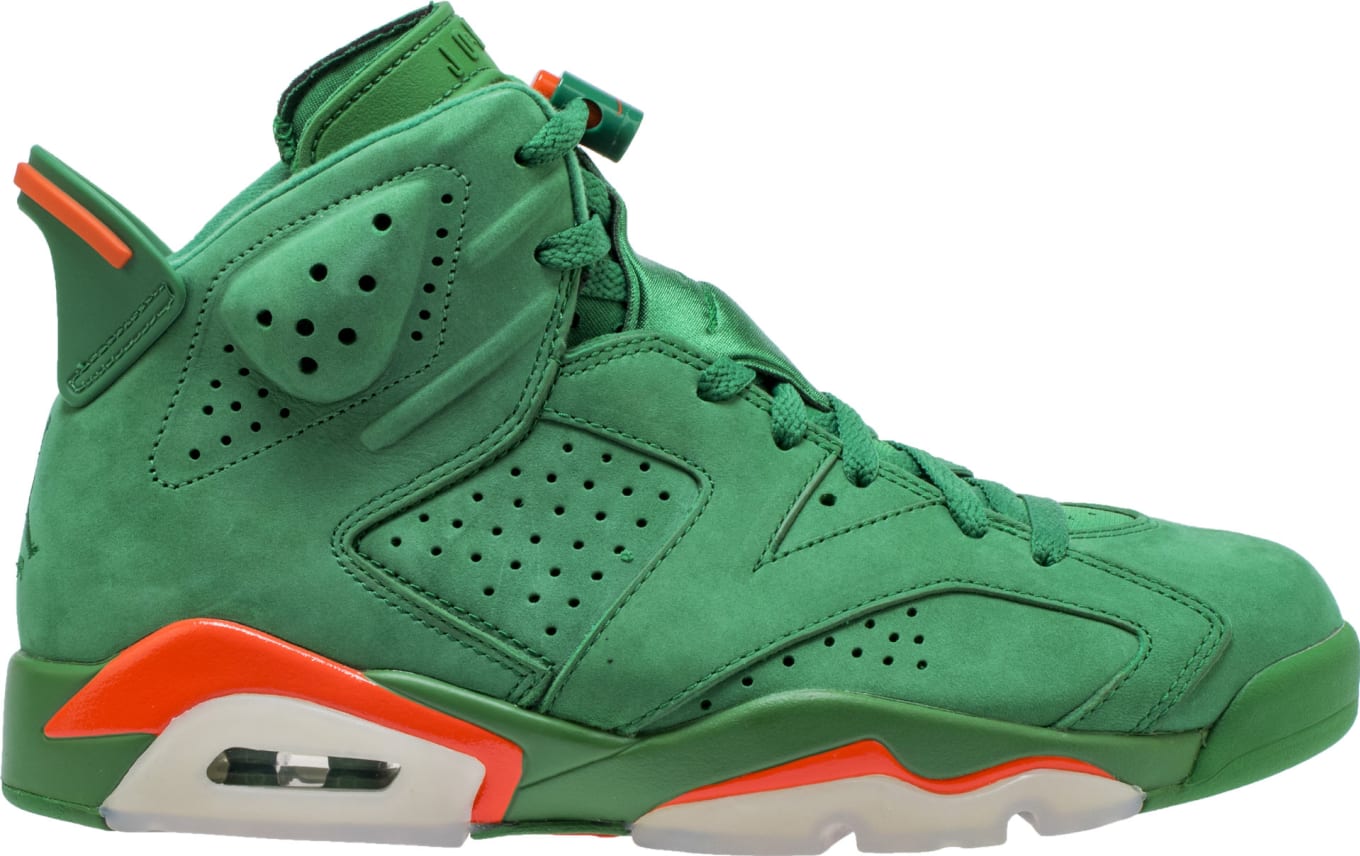 all green jordan 6
