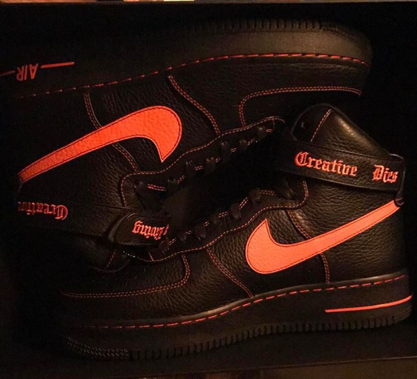 nike air force vlone