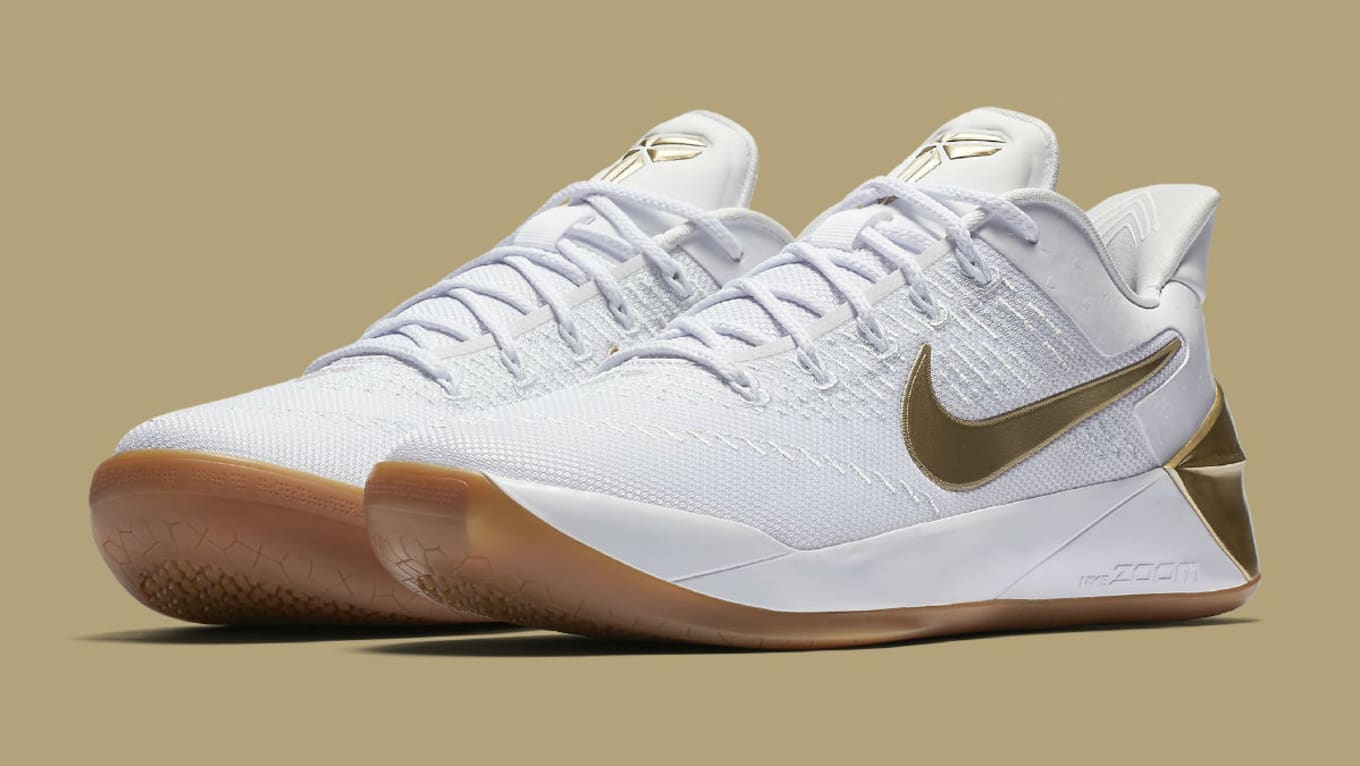 Kobe 12 white and gold sales