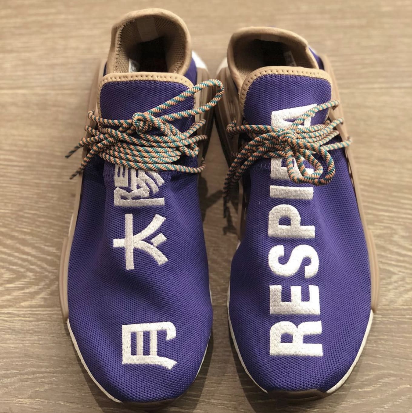 adidas nmd human race purple