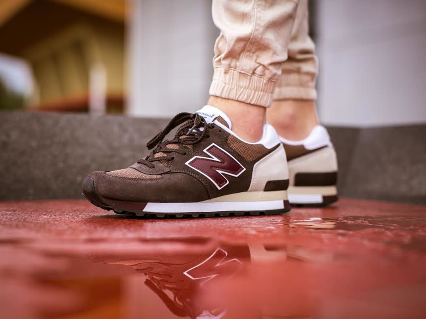 New Balance 575 Made in UK Brown/Burgundy | Sole Collector