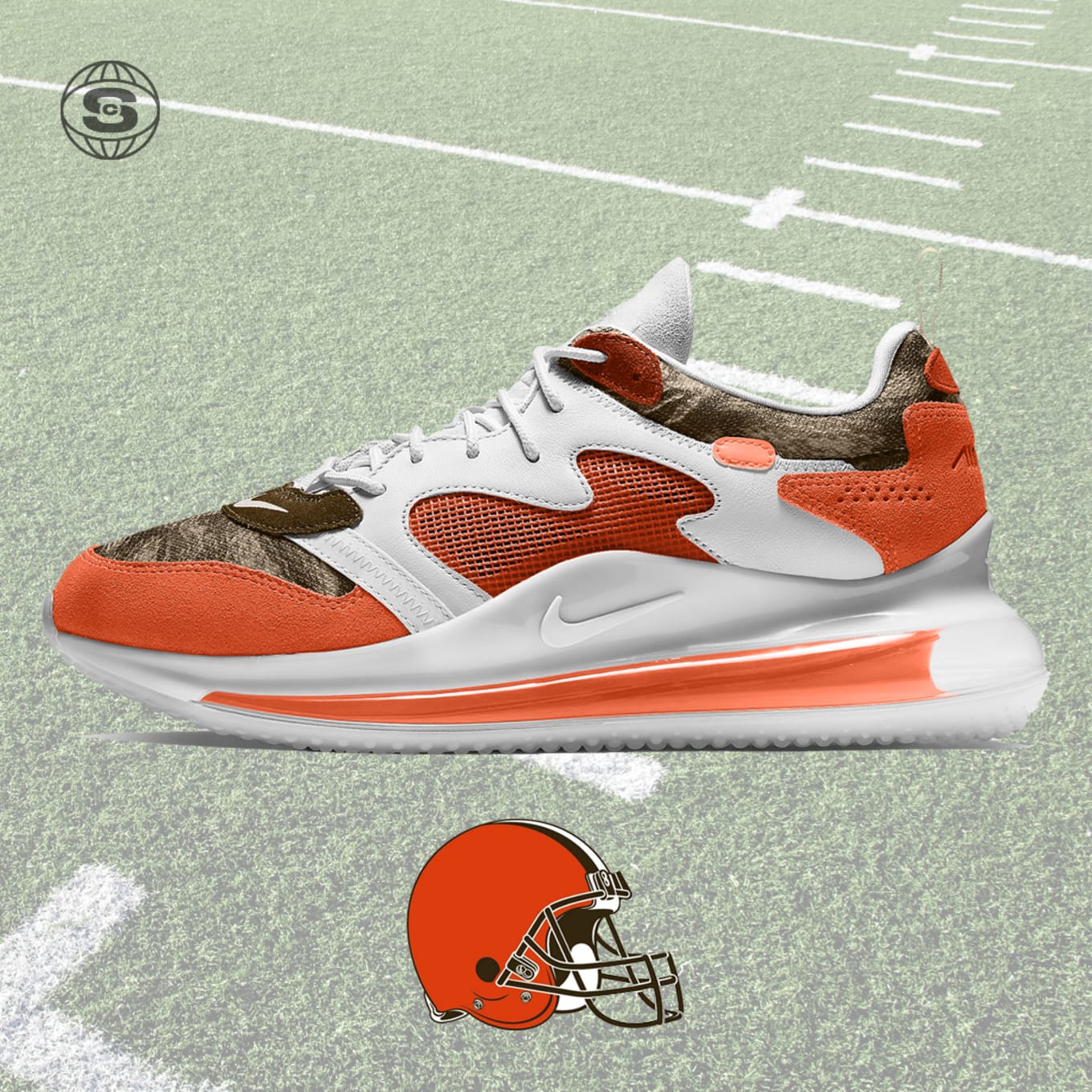cleveland browns nike tennis shoes