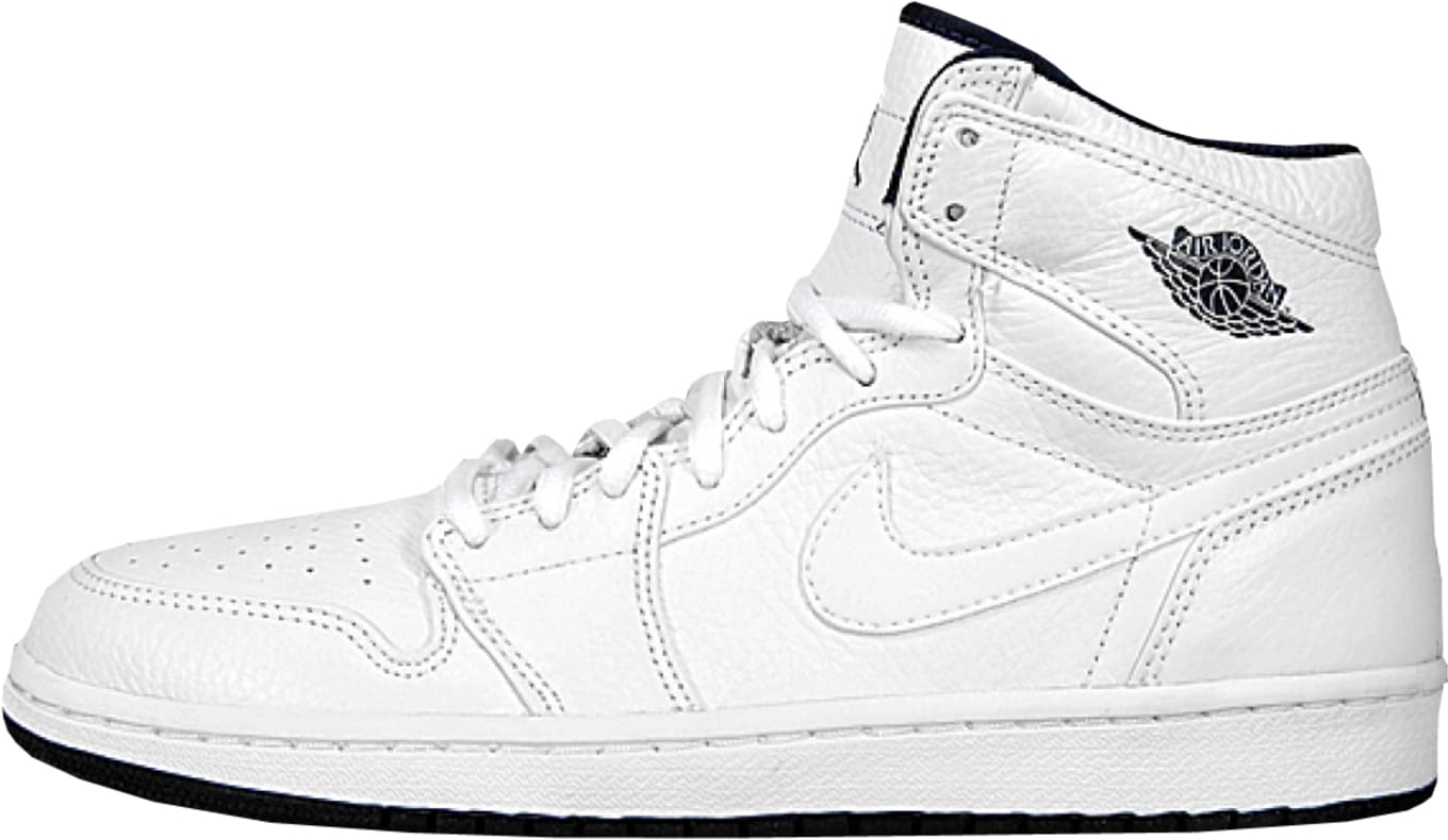 All white air jordan 1 high sales