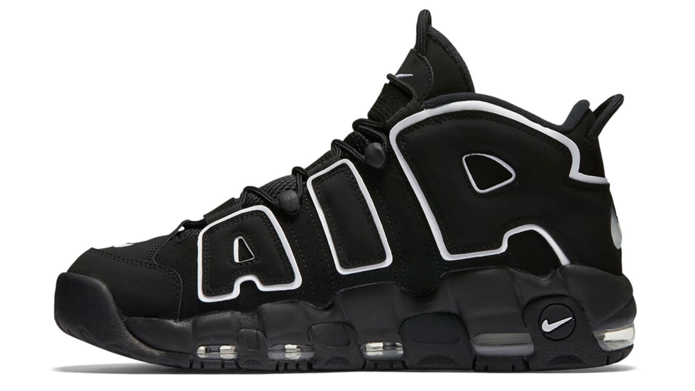 nike air more uptempo 96 black white 