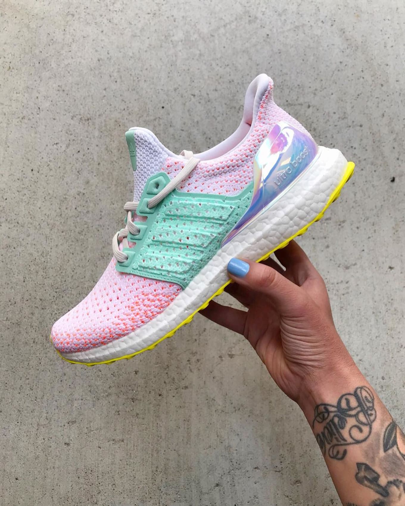 adidas ultra boost white with red stripes