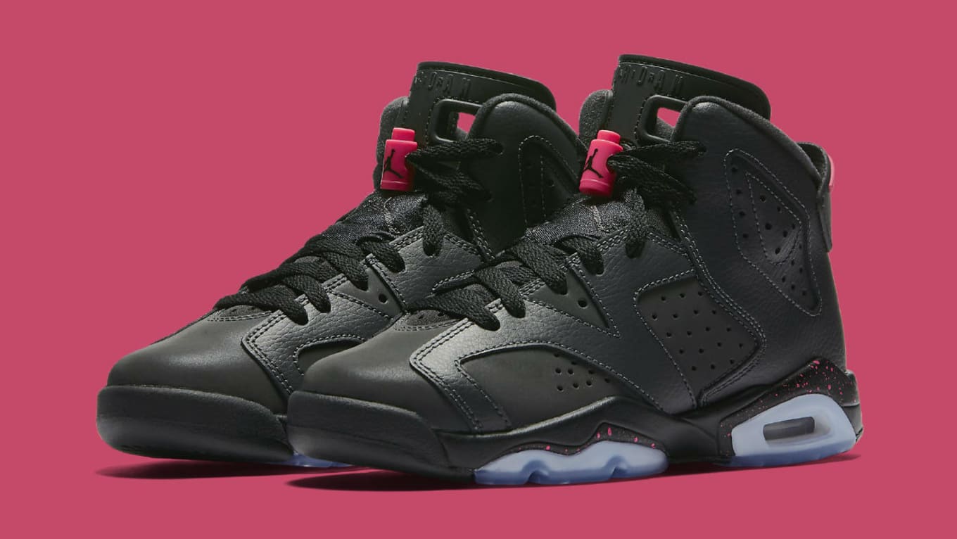 gray and pink jordan 6