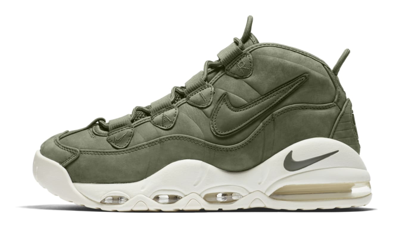 nike air uptempo army green