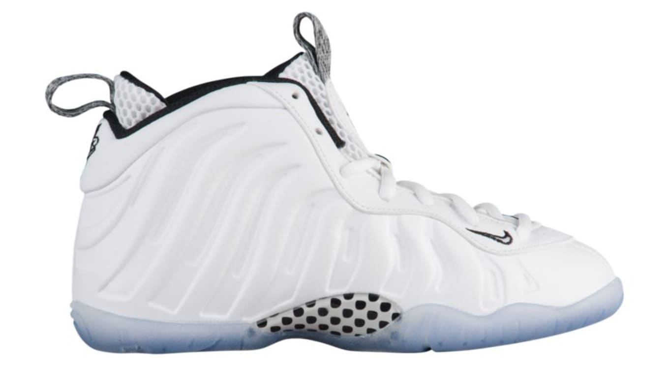 white and black foamposites