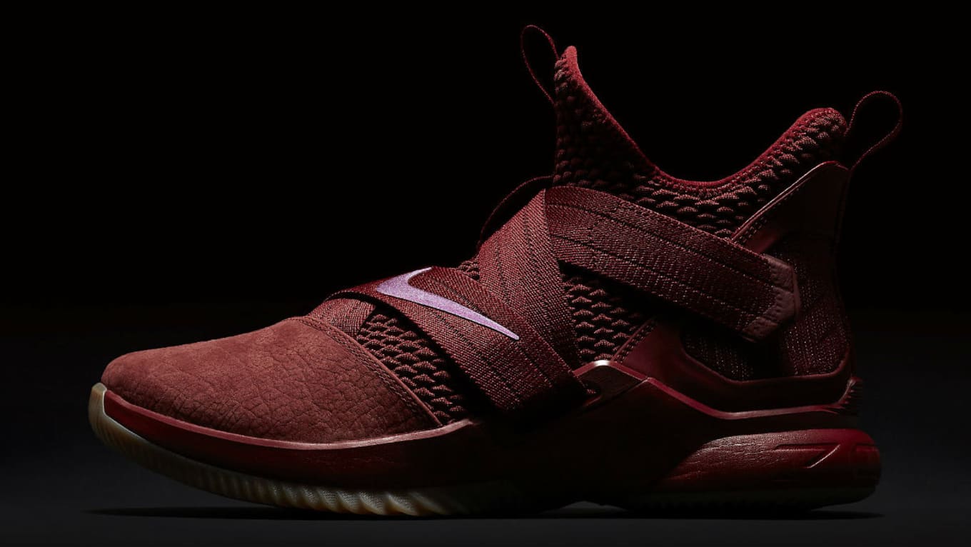Lebron 12 soldier red best sale