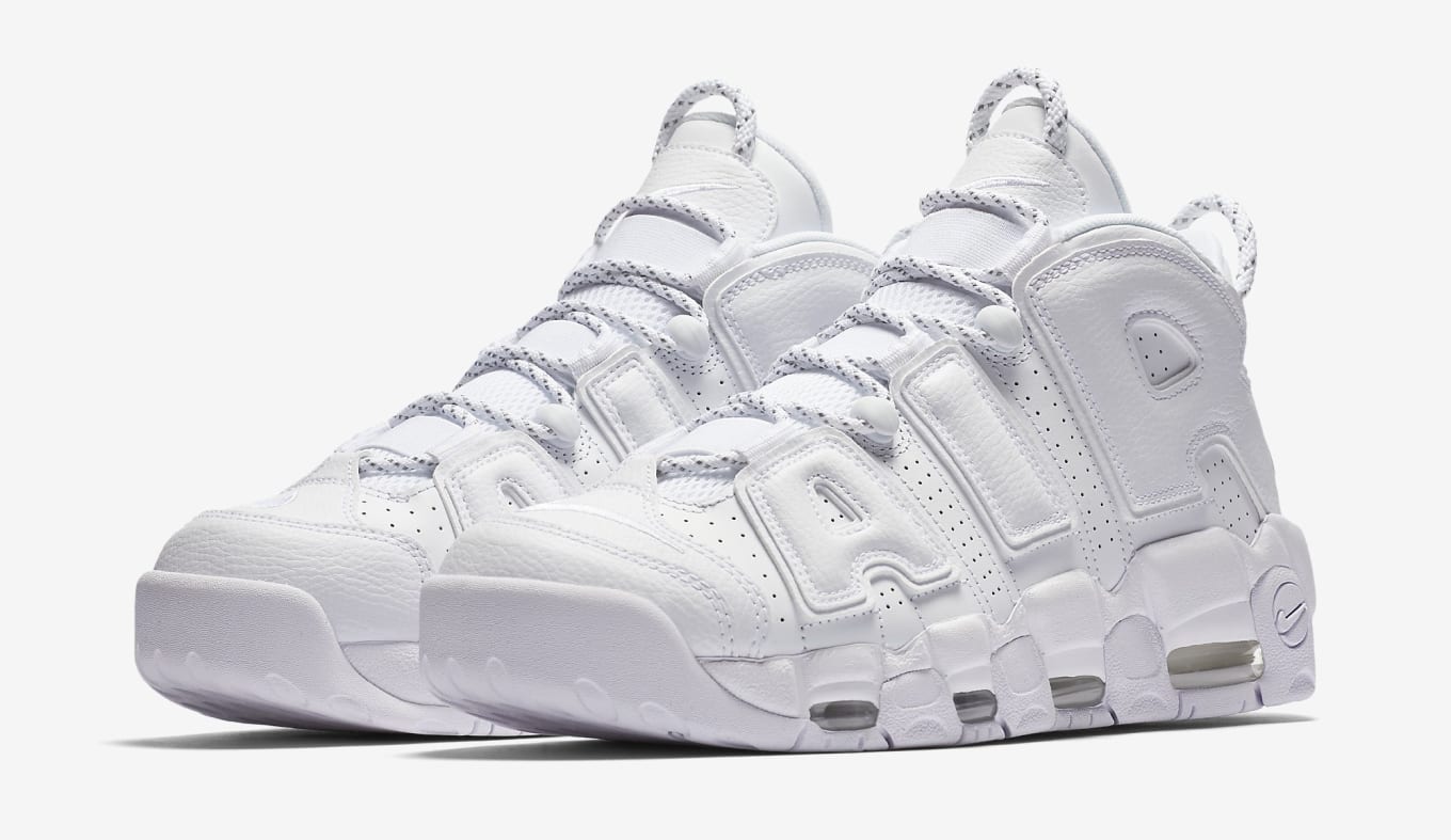 Nike air more uptempo all white new arrivals
