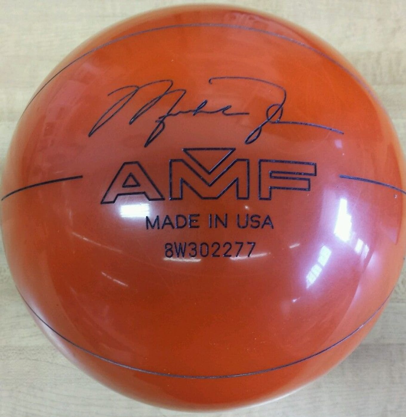 amf michael jordan bowling ball