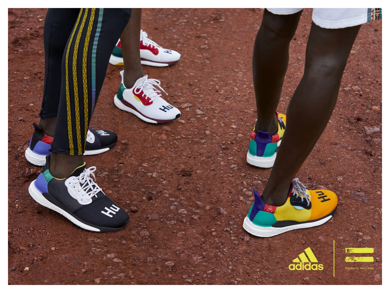 pharrell williams x adidas solar hu glide st shoes