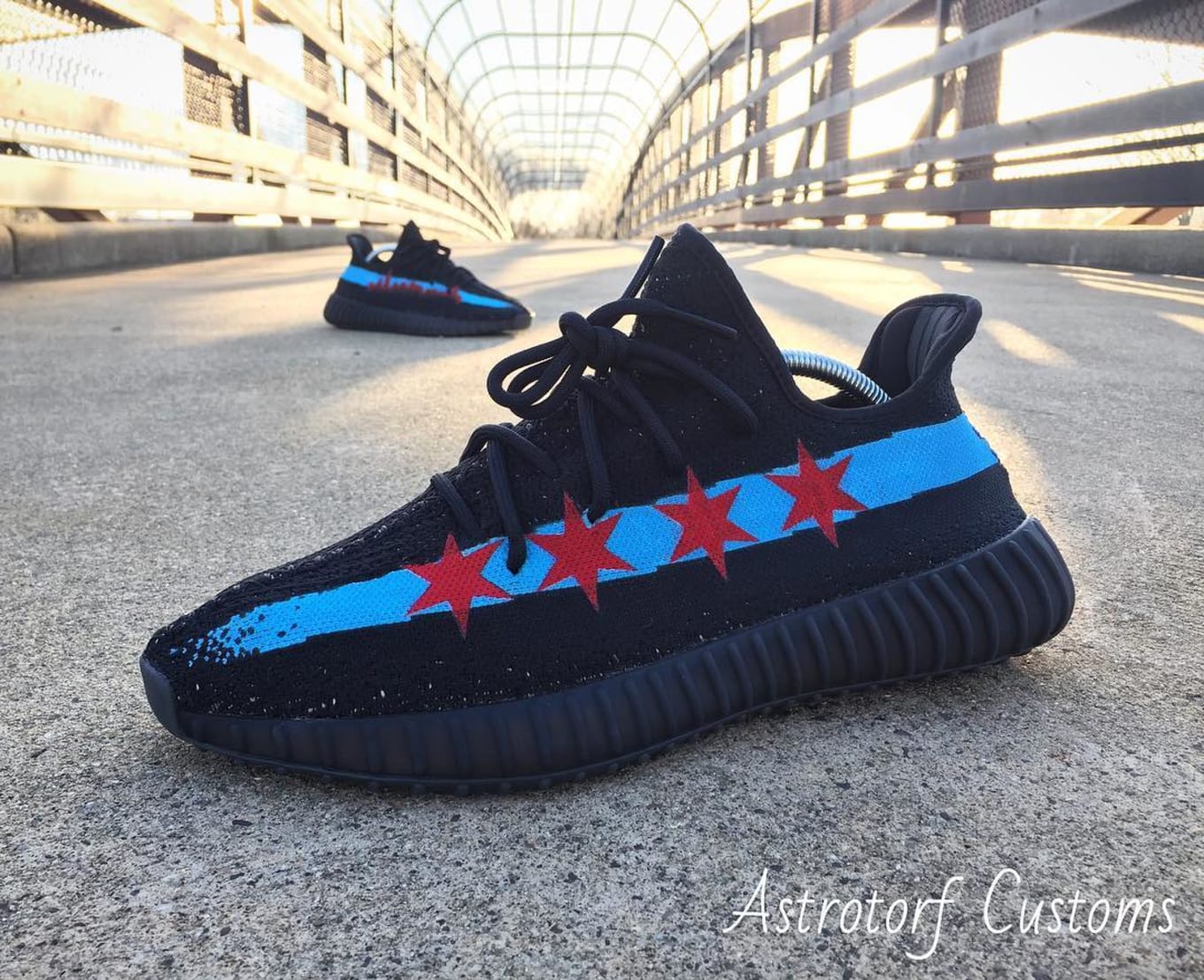 flag yeezys
