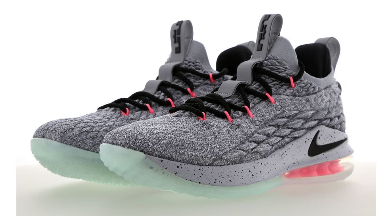 lebron 15 low grey