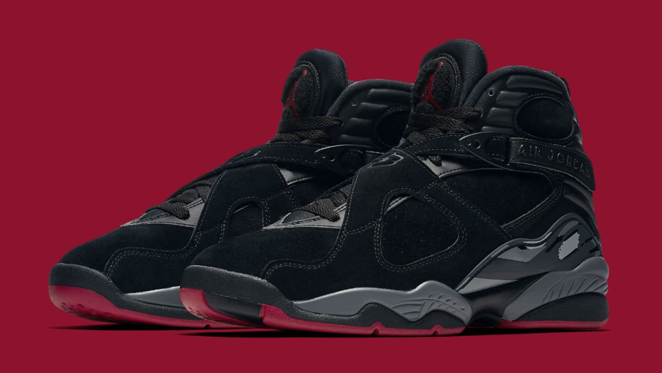 jordan 8 black red