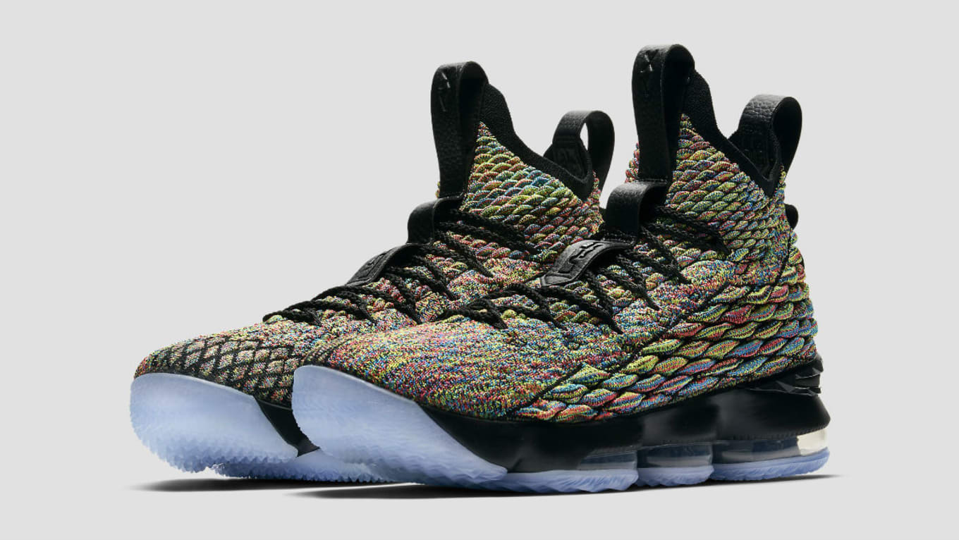 lebron 15 black fruity pebbles