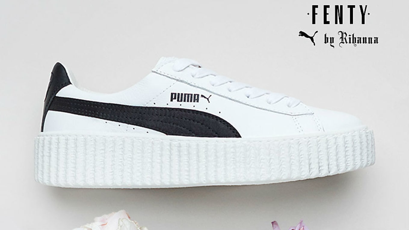 Rihanna Puma Creeper White Cracked Leather Release Date Sole Collector