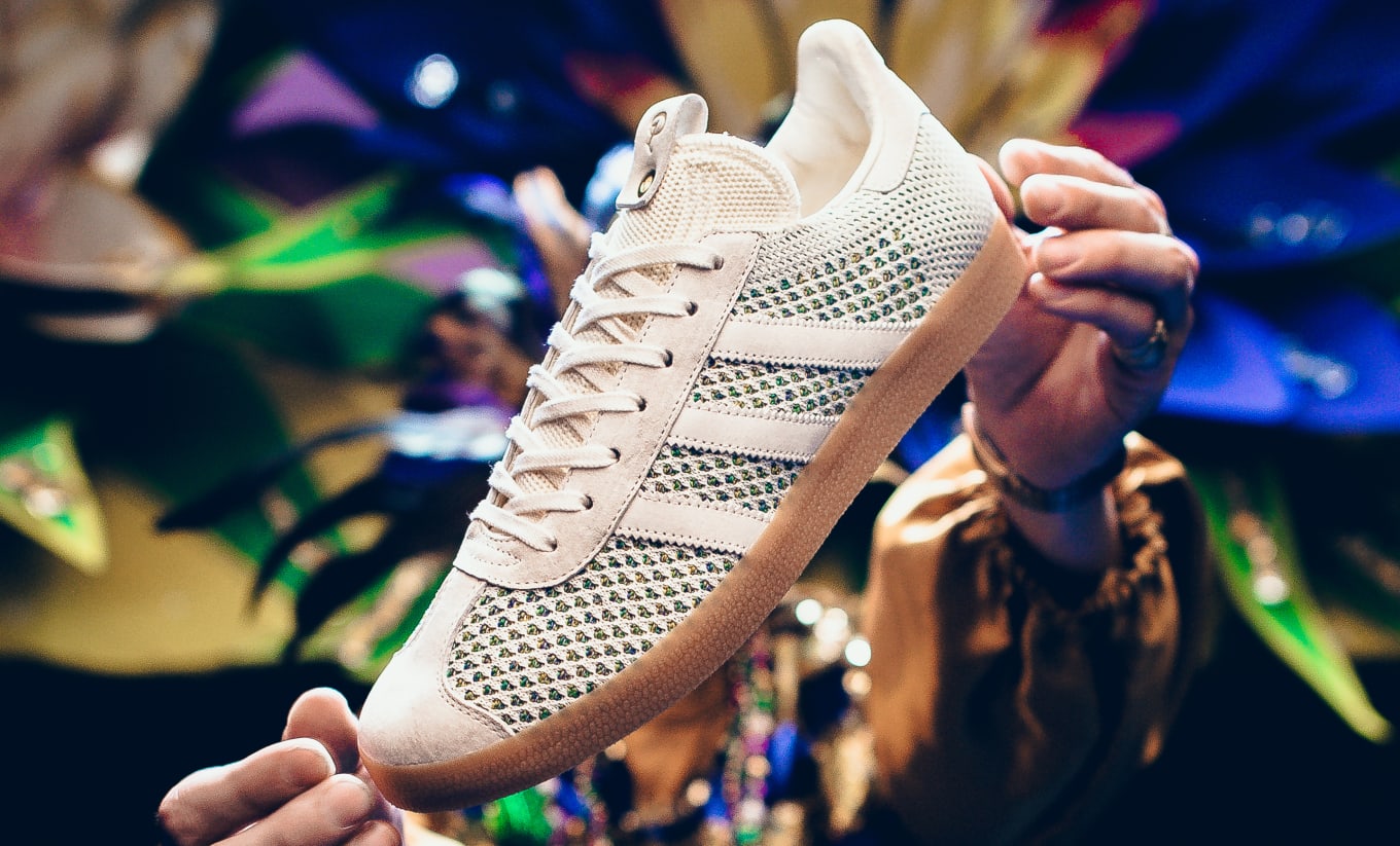 Sneaker Politics Adidas Gazelle Mardi Gras King Cake | Sole Collector