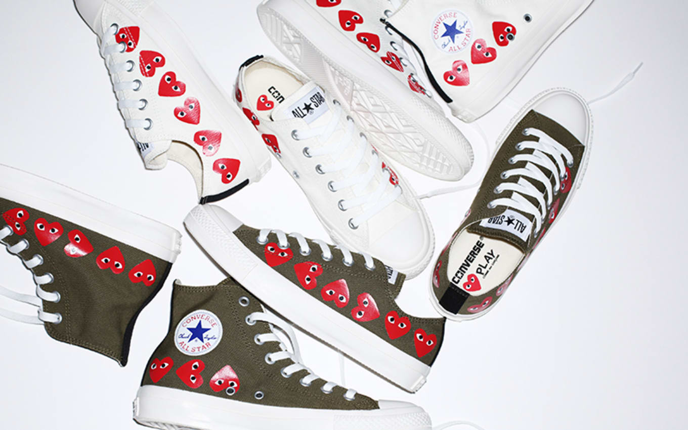 comme des garcon play sneakers