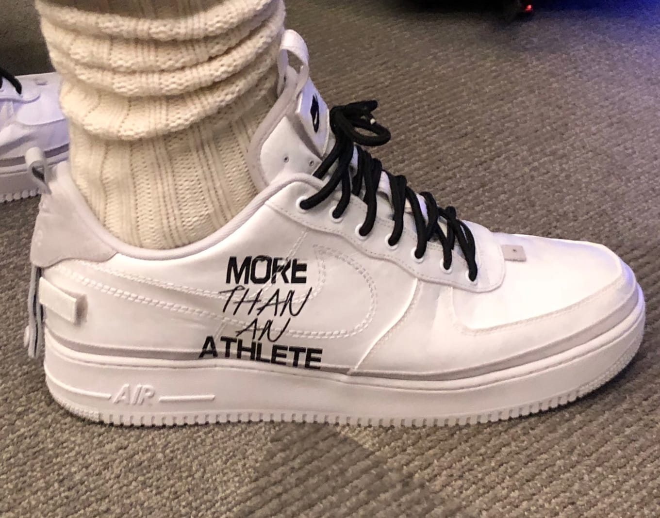 more than an athlete air force ones