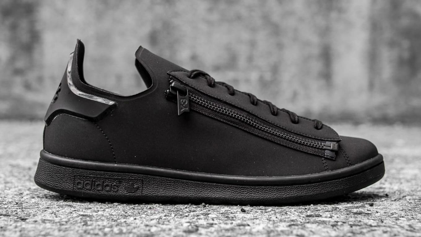 Adidas Y3 Stan Smith Zip Triple Black Available Now | Sole Collector