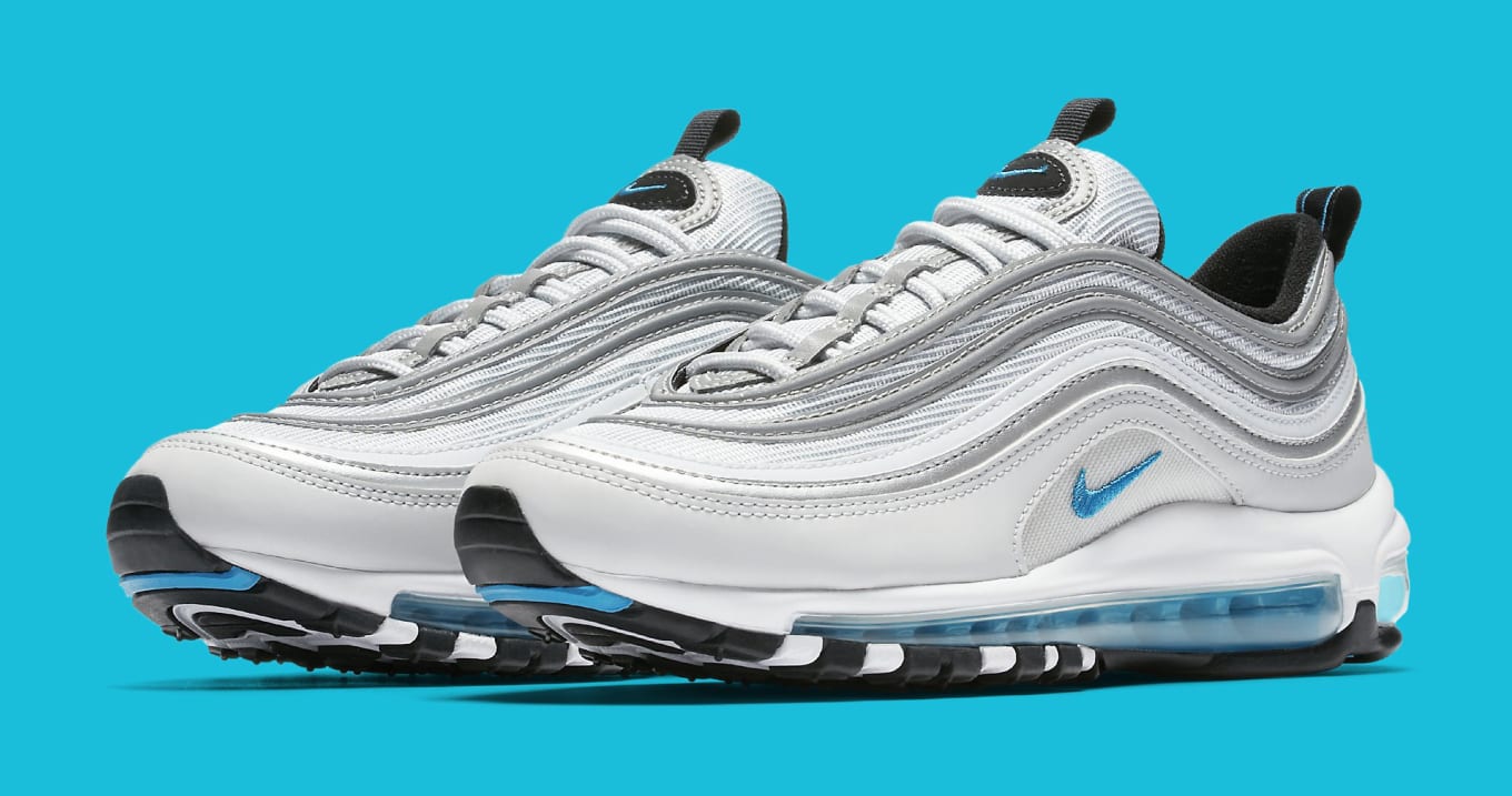 air max 97 silver and blue